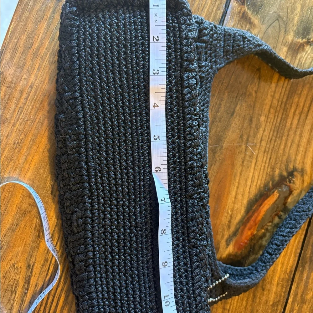 The Sak Black Textured Hobo Bag